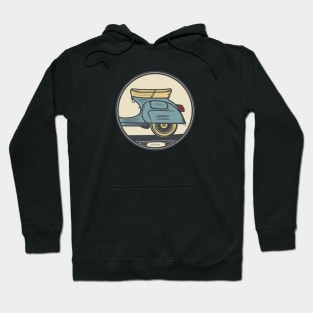 Old vespa motor scooter Hoodie